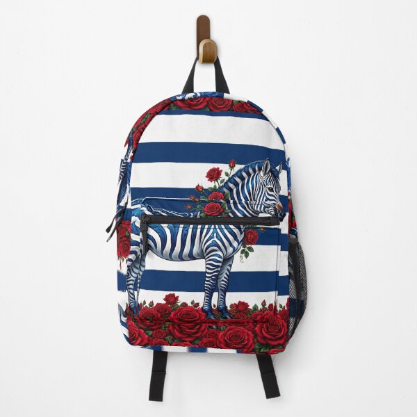Item preview, Blue Zebra, Stripes & Baroque designed and sold by DesignsByPrnces.
