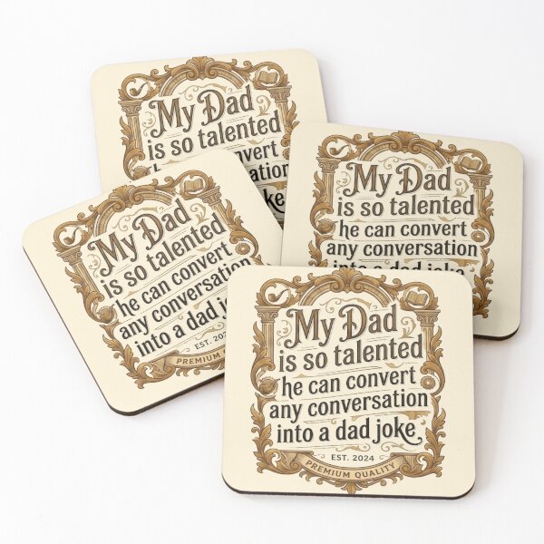 Item preview, My Dad is So Talented - Victorian Vintage Dad Joke designed and sold by MAGICKEY2024.