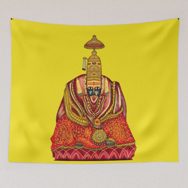 Item preview, Tulja Bhavani Artwork | Divine Hindu Goddess Digital Painting designed and sold by Harshit_Digital_Arts.