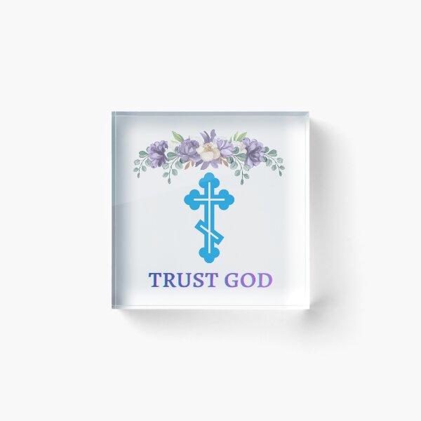 Item preview, Trust God. Gift for an Orthodox Convert, Orthodox Believer. Greek Orthodoxy. Russian Orthodoxy.  designed and sold by ShrimpAndGrits.