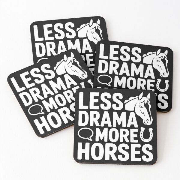 Item preview, Less Drama More Horses designed and sold by theartfulaspie.