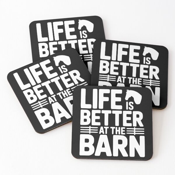 Item preview, Life Is Better At The Barn designed and sold by theartfulaspie.