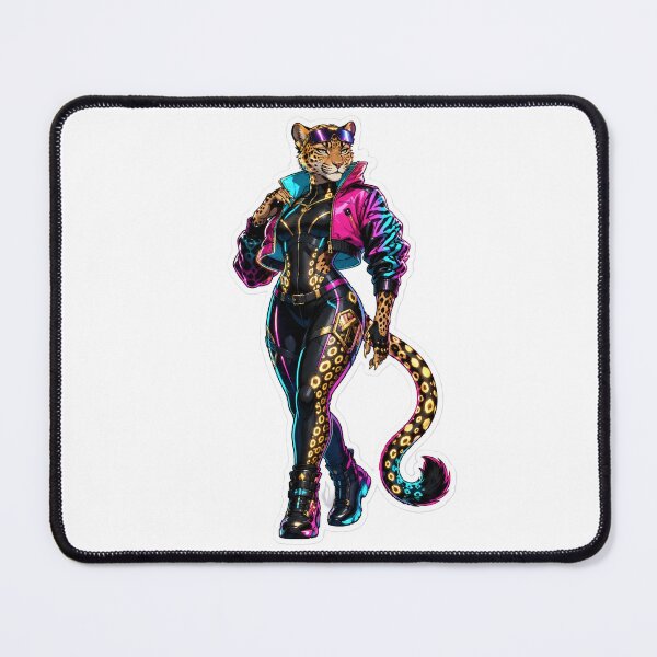 Item preview, Cyber Leopard After Dark Furry Clubcore designed and sold by Furrenzy.