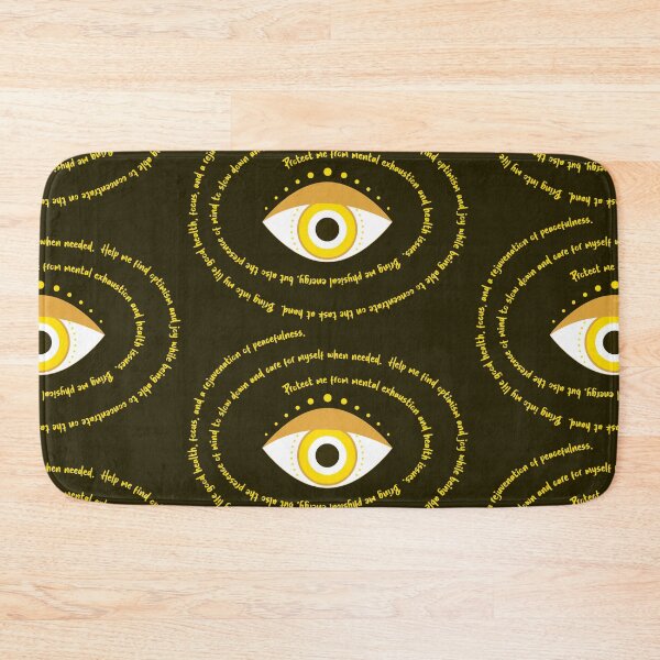 Item preview, Yellow Gold Evil Eye - Focus and Health Protection designed and sold by TheThankfulTyne.