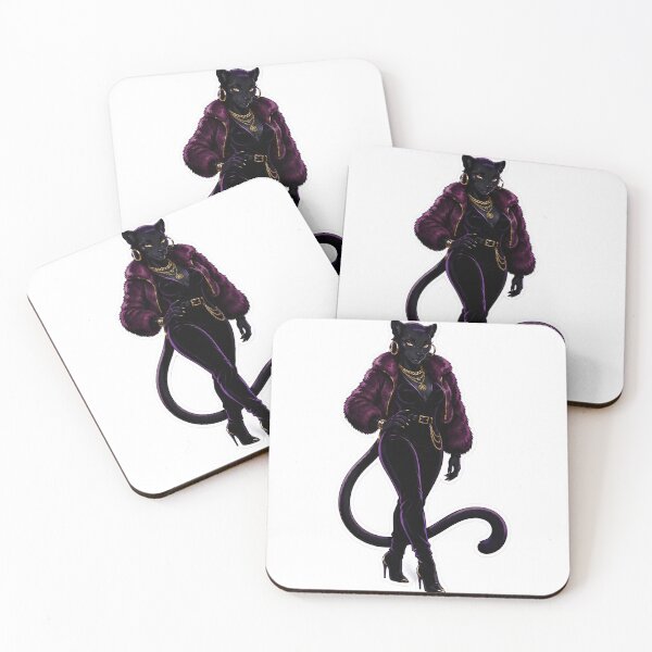 Item preview, Velvet Panther Siren Furry Glam Goth designed and sold by Furrenzy.