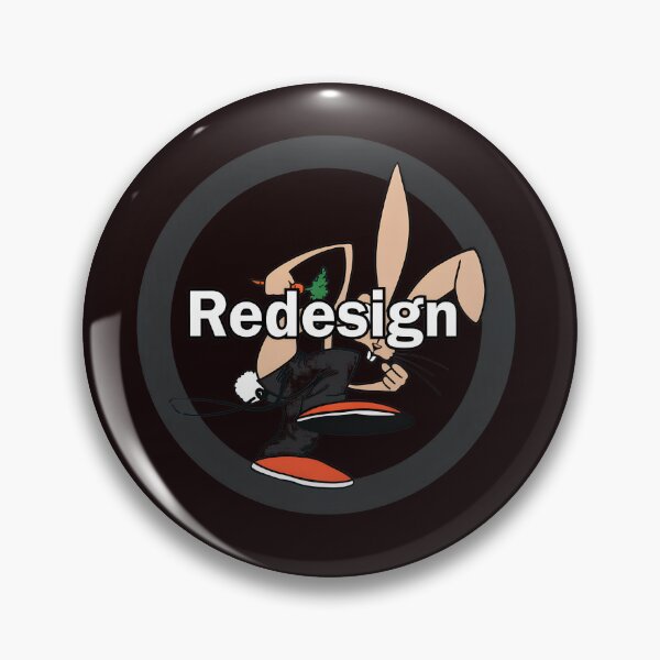 Item preview, Energetic Rabbit Character Badge  designed and sold by plimenitbelters.