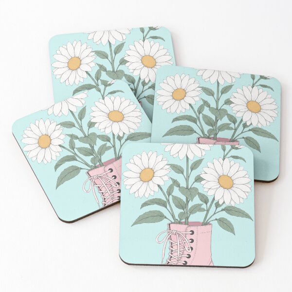 Item preview, Daisies in a Pink Boot designed and sold by AliceAndCats.