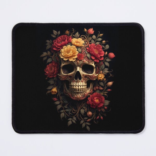 Item preview, Floral Skull Elegance designed and sold by XDesignStudio.