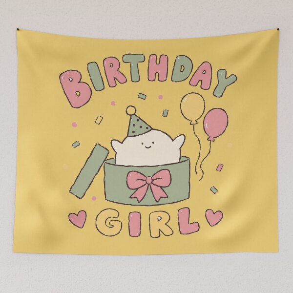 Item preview, Birthday Ghost Cute Party Character designed and sold by bosamji.