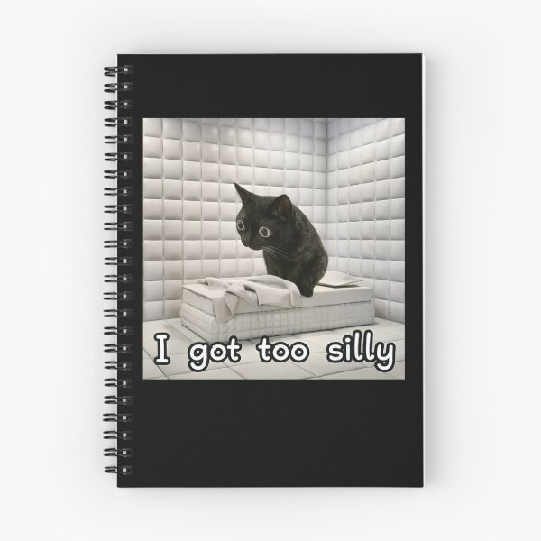 Item preview, Cat I got too silly meme designed and sold by Hedoraxe.