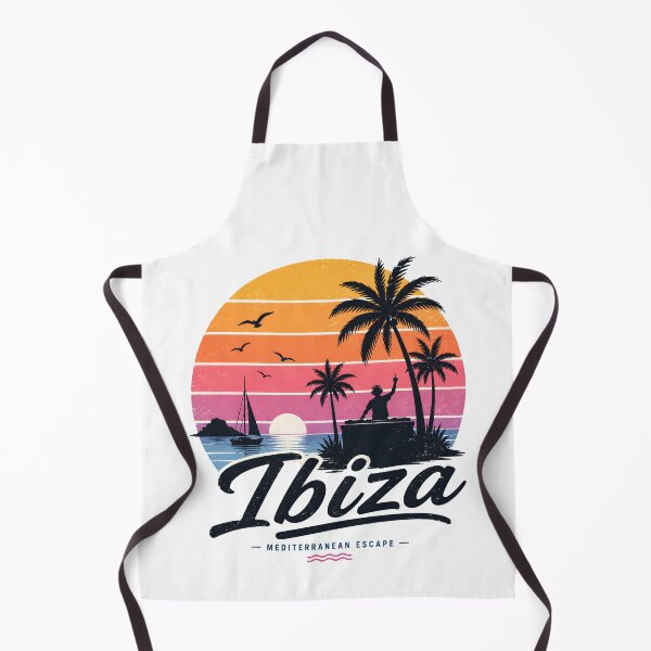 Item preview, Vintage Ibiza Sunset DJ Beach Party Design designed and sold by TAOptimus .