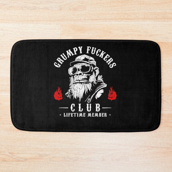 Item preview, Grumpy Fuckers Club Lifetime Member Sarcastic Monkey designed and sold by Hedoraxe.