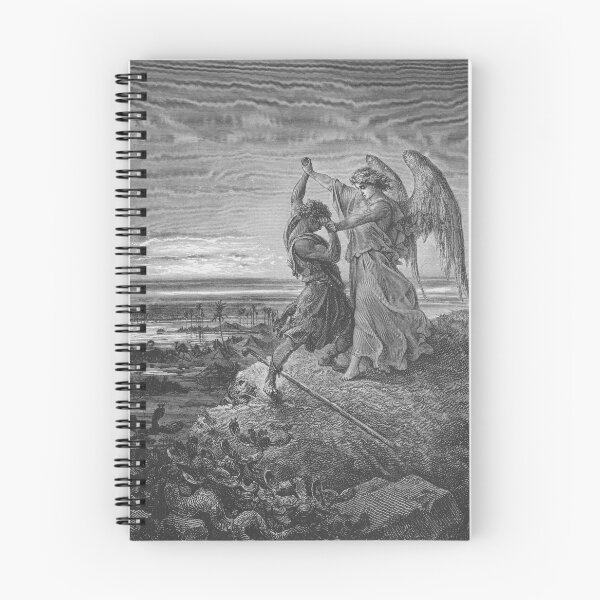 Item preview, Jacob Wrestling the Angel - Gustave Dore - The Bible Panorama  designed and sold by forgottenbeauty.