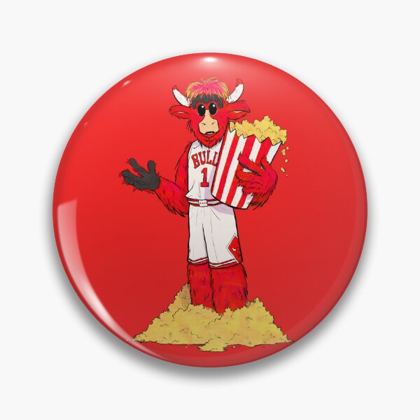 Item preview, Benny the Bull – Chicago Bulls Mascot Illustration designed and sold by The A-Press.