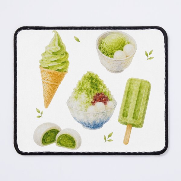 Item preview, Matcha Ice Cream Mochi Kawaii Japanese designed and sold by Ora-kuro.