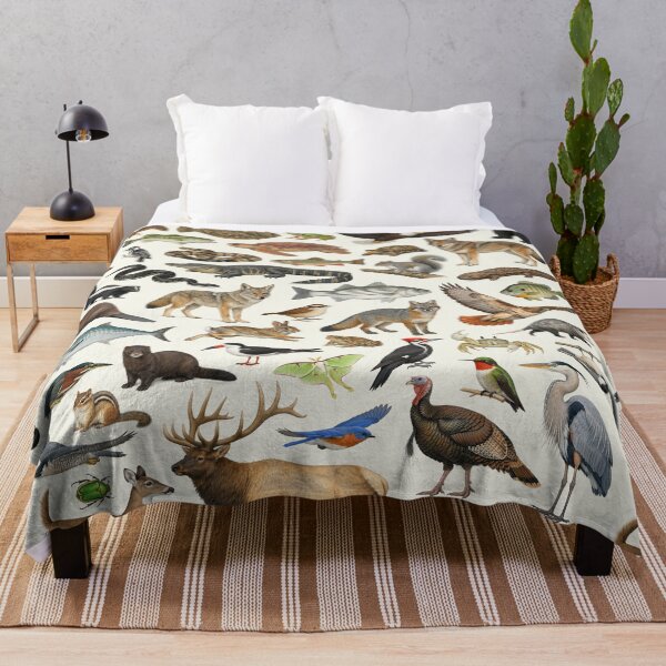Item preview, Animals of North Carolina Retro Style Identification Chart designed and sold by kakarikihill.