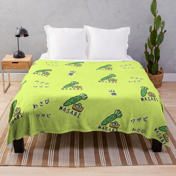 Item preview, Cute WASABI pattern designed and sold by kanaehonkawa.