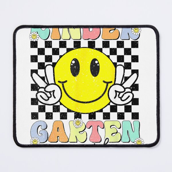 Item preview, Girls Kindergarten Vibes Smile Face Back To School Kinder T-Shirt designed and sold by SavsMerch.