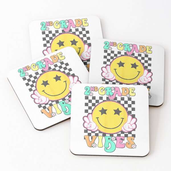 Item preview, Girls 2nd Grade Vibes Smile Face Back to School Second Grade T-Shirt designed and sold by Othinus.