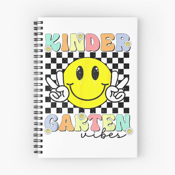 Item preview, Girls Kindergarten Vibes Smile Face Back To School Kinder T-Shirt designed and sold by SavsMerch.
