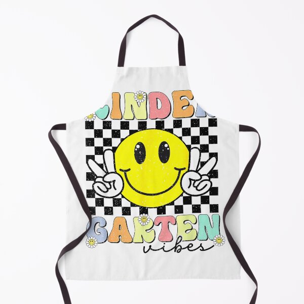 Item preview, Girls Kindergarten Vibes Smile Face Back To School Kinder T-Shirt designed and sold by SavsMerch.