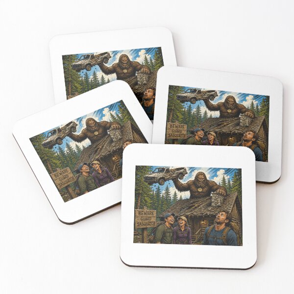 Item preview, ¡Cuidado con el Sasquatch guardián! designed and sold by GentleKnight.