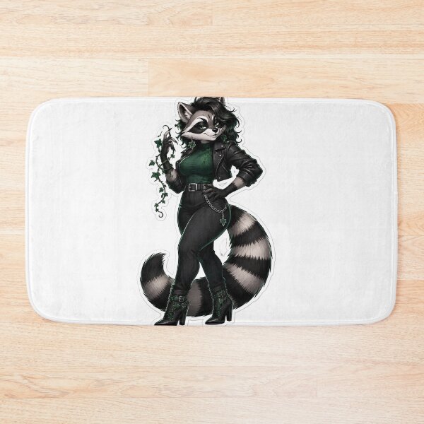 Item preview, Poison Ivy Raccoon Furry Baddie designed and sold by Furrenzy.