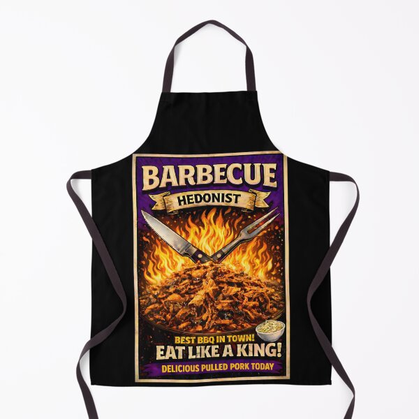 Item preview, Barbecue Hedonist – Pulled Pork BBQ Lover Design designed and sold by Schattenzwirn.
