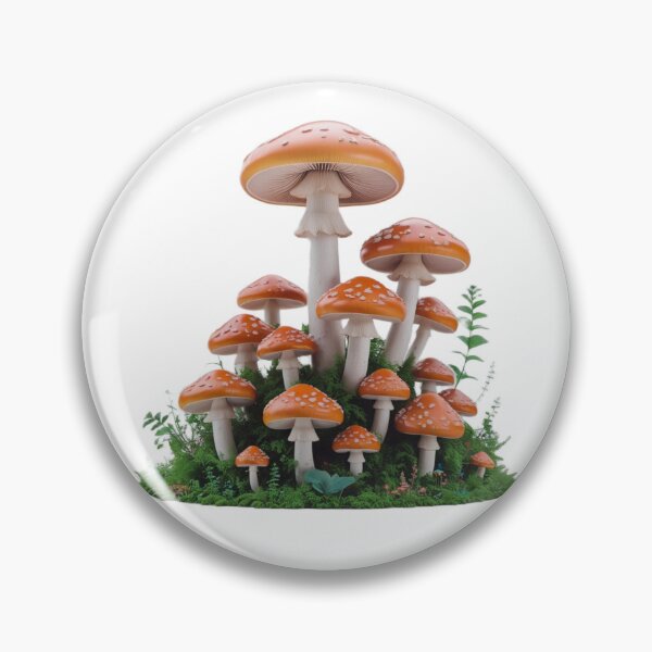 Item preview, Mushroom forest cluster designed and sold by kidoramagic.