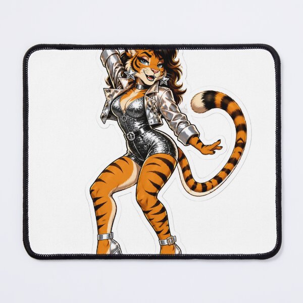 Item preview, Disco Tigress Fever Furry Retro Glam designed and sold by Furrenzy.