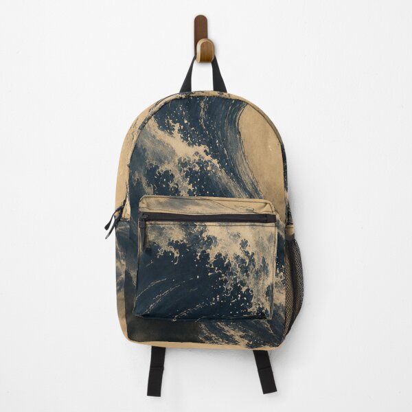 Item preview, Ocean Wave Wall Art Print – Japanese Ukiyo-e Inspired Poster, Sumi-e Stormy Sea Artwork, Navy Blue Wave Decor, Japandi Minimalist Wall Art, Made by Japanese Artist in Japan designed and sold by SereniBloom.
