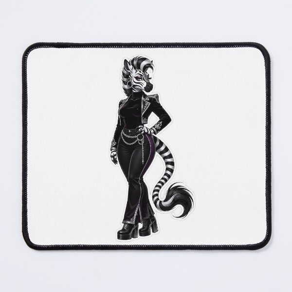 Item preview, Zebra Velvet Vice Furry Glam designed and sold by Furrenzy.