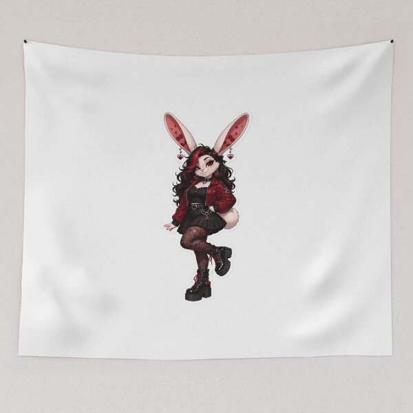 Item preview, Cherry Bunny After Dark Furry Goth designed and sold by Furrenzy.