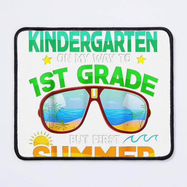 Item preview, Goodbye Kindergarten Way To 1st Grade Summer Graduation T-Shirt designed and sold by DArtfulStudio.