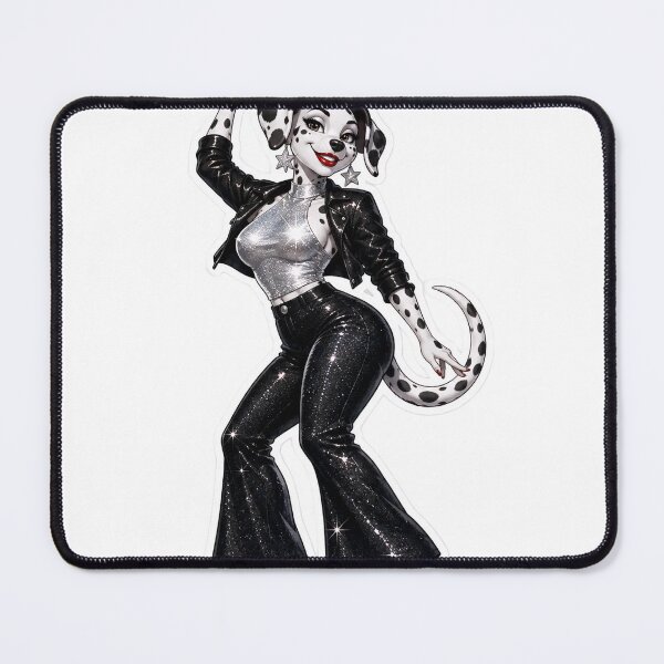 Item preview, Dalmatian Disco Diva Furry Glam designed and sold by Furrenzy.