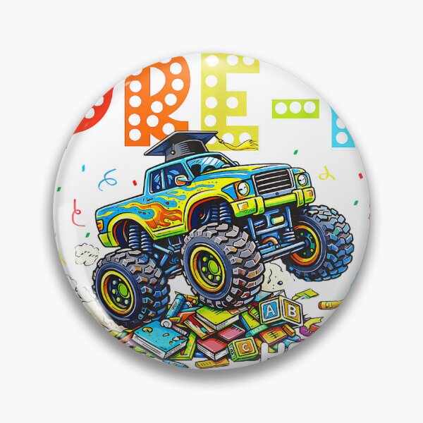 Item preview, Goodbye Pre-k Hello Kindergarten Graduation Monster Truck T-Shirt designed and sold by SavsMerch.