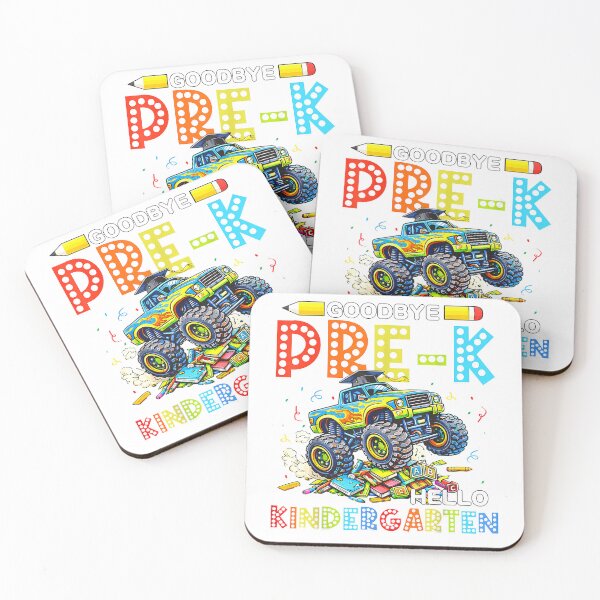 Item preview, Goodbye Pre-k Hello Kindergarten Graduation Monster Truck T-Shirt designed and sold by SavsMerch.