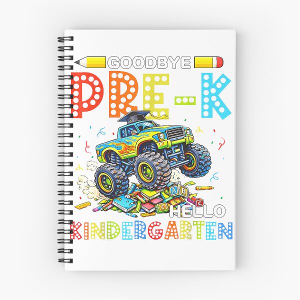 Item preview, Goodbye Pre-k Hello Kindergarten Graduation Monster Truck T-Shirt designed and sold by SavsMerch.