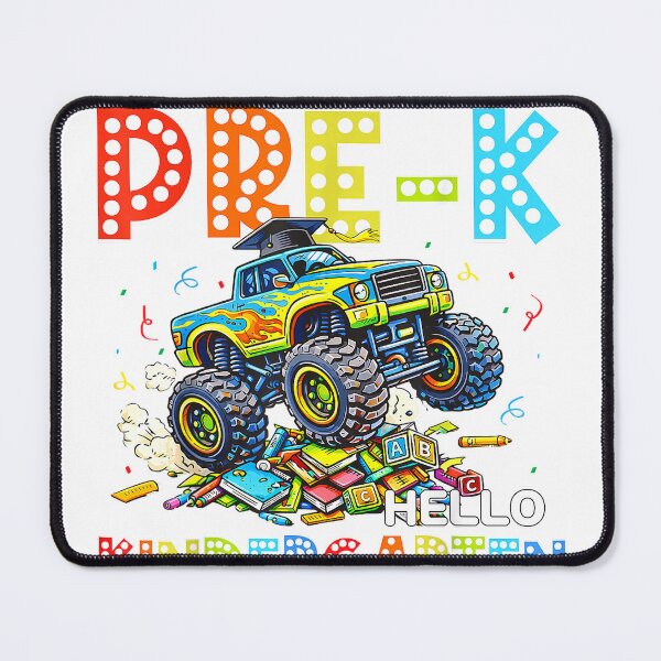 Item preview, Goodbye Pre-k Hello Kindergarten Graduation Monster Truck T-Shirt designed and sold by SavsMerch.