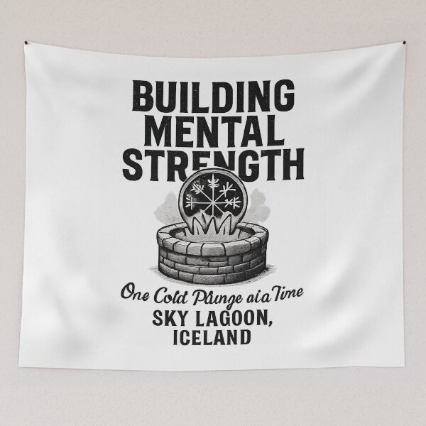 Item preview, Building Mental Strength Cold Plunge Sky Lagoon | benefits of cold plunge, | sky lagoon cold pool | mental benefits of ice baths designed and sold by EXATEES  ⭐⭐⭐⭐⭐.