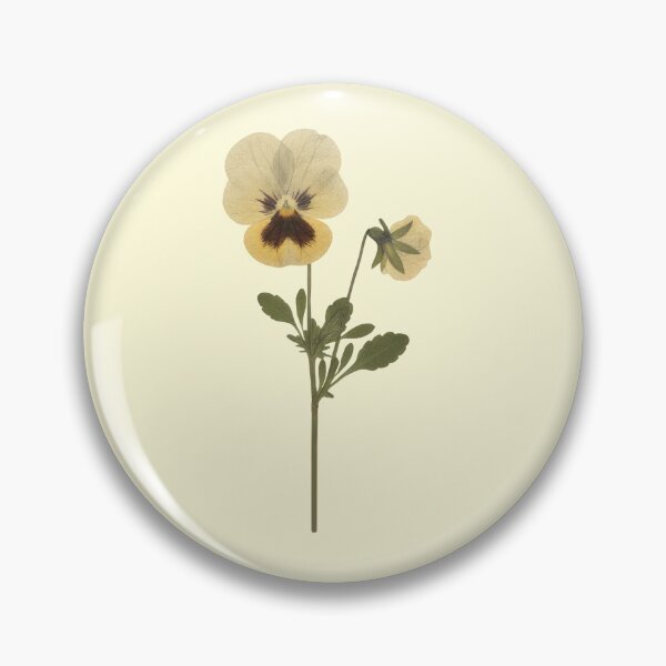 Item preview, Hurried Pansy Sticker — Pastel Floral Illustration designed and sold by PenseeVagabonde.