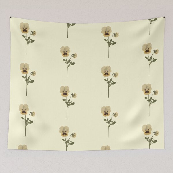 Item preview, Hurried Pansy Sticker — Pastel Floral Illustration designed and sold by PenseeVagabonde.