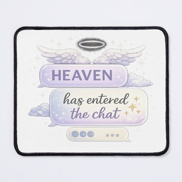 Item preview, Heaven Has Entered The Chat Cute Christian Y2K Aesthetic Faith Design designed and sold by SoulThread Studio.
