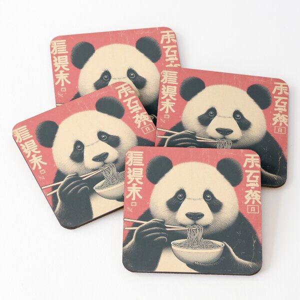Item preview, Noodle Night Panda designed and sold by ExpressoJungle.