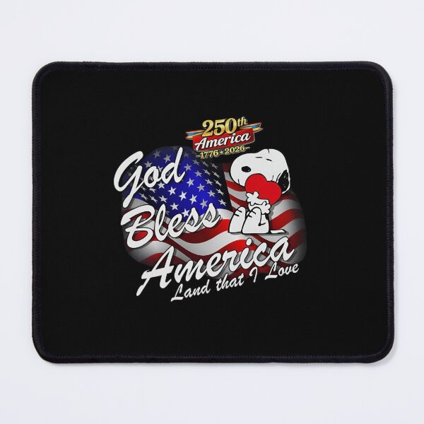 Item preview, God Bless America 250th Anniversary Snoopy Patriotic designed and sold by VelvetEasel.