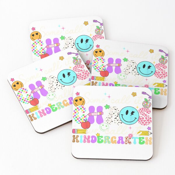 Item preview, Groovy Some Call It Chaos We Call It Kindergarten Teacher T-Shirt designed and sold by Voila-creative.