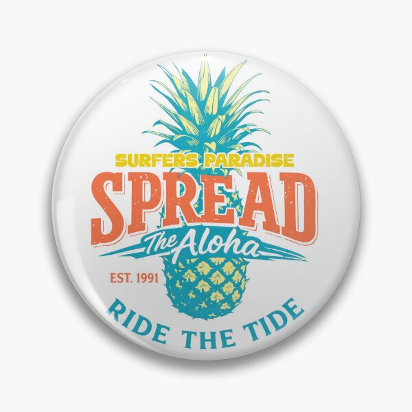 Item preview,  Surfer’s Paradise – Spread the Aloha Retro Beach Vibes designed and sold by SweetTeezPrints.