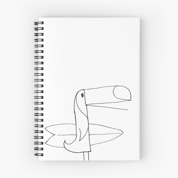 Item preview, Surfing Toucan  designed and sold by ellenor-collect.