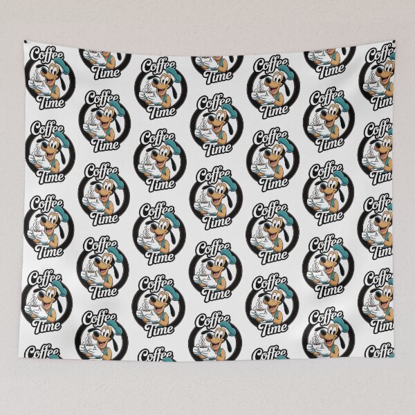 Item preview, Vintage Goofy Coffee Time Retro Cartoon Mashup designed and sold by VelvetEasel.