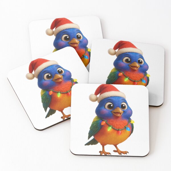 Item preview, Christmas Painted Bunting designed and sold by Sillytoe.